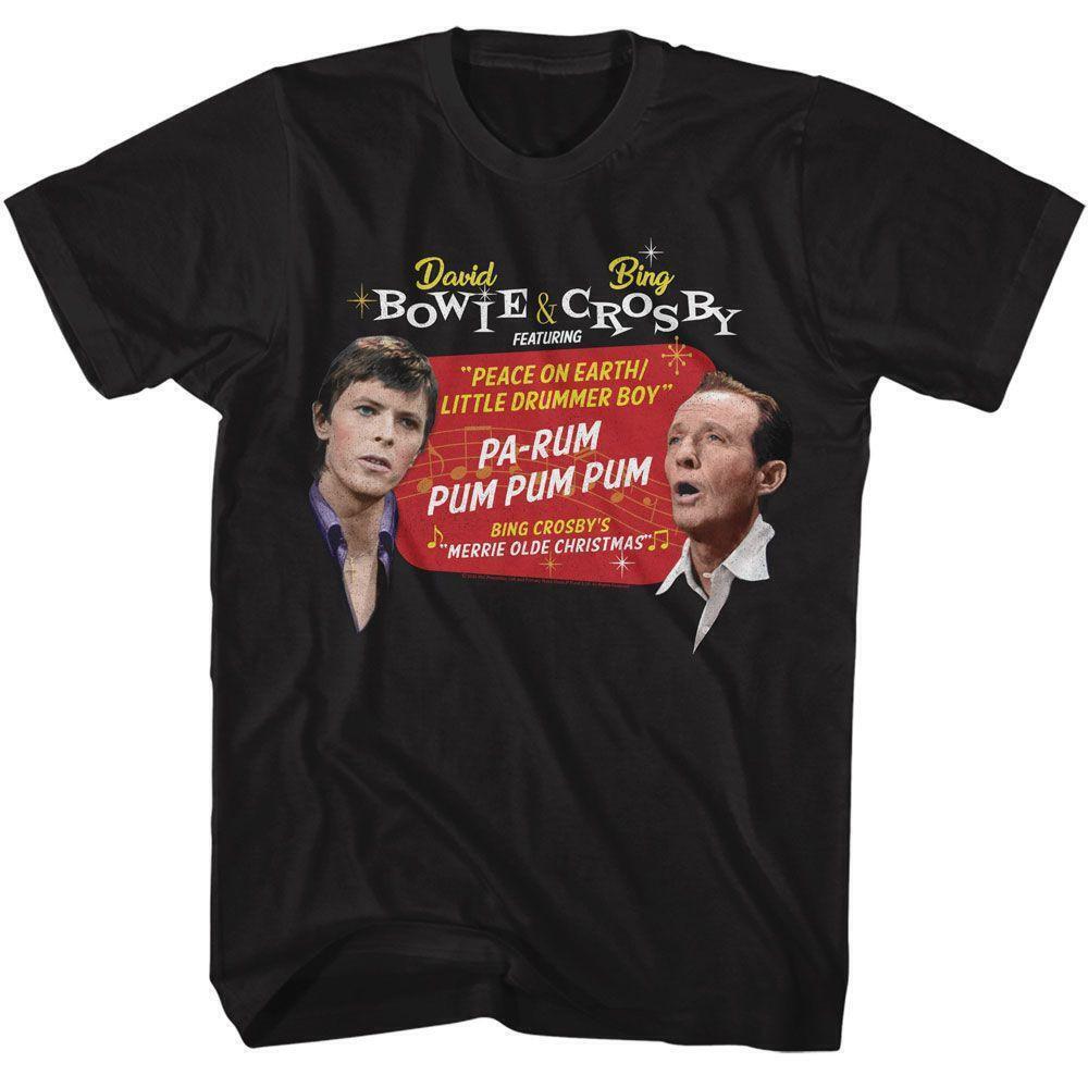 Bing Crosby Bowie And Crosby Pa Rum Black T Shirt